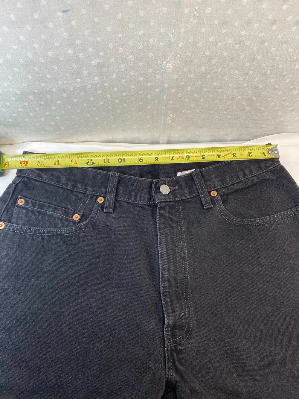 Vintage Levi's Men's Charcoal Relaxed Straight Jeans 90s USA 100% Cotton